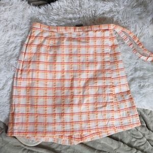 Cutter & Buck Gingham Plaid Golf Skort